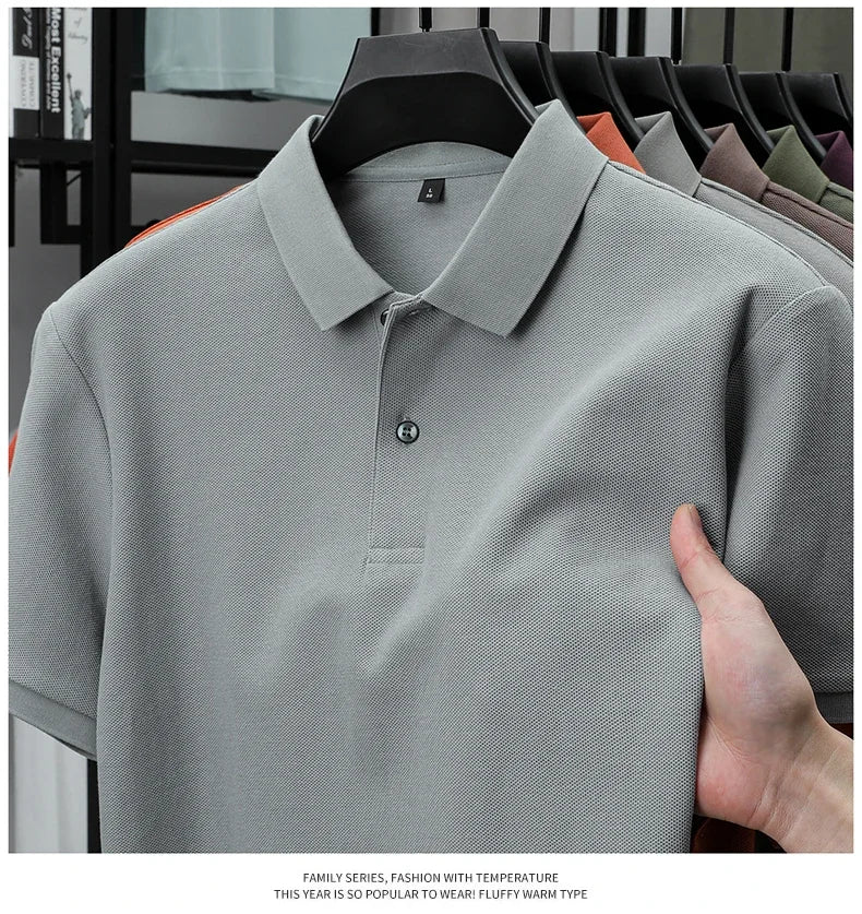 Polo "Signature" de Algodón Texturizado