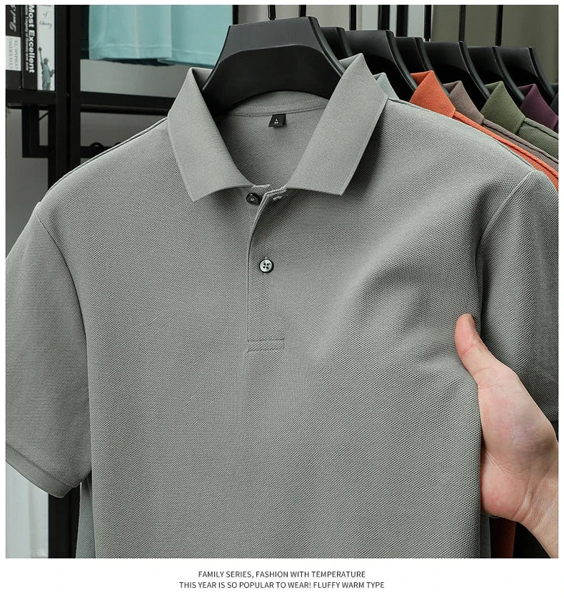 Polo "Signature" de Algodón Texturizado