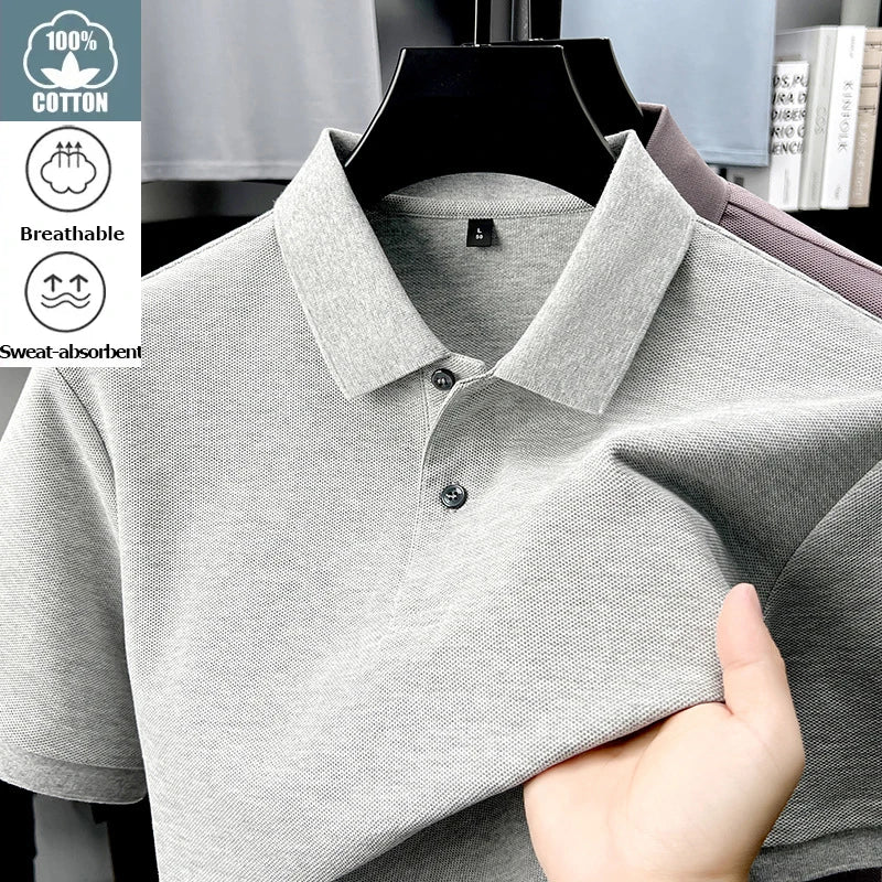 Polo "Signature" de Algodón Texturizado