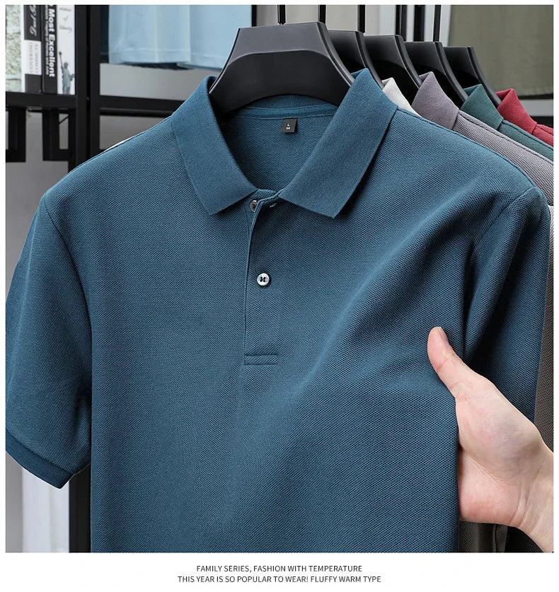 Polo "Signature" de Algodón Texturizado