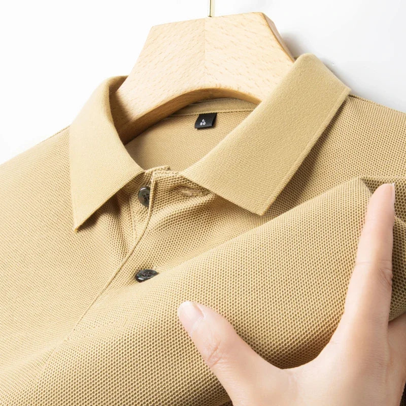 Polo "Signature" de Algodón Texturizado