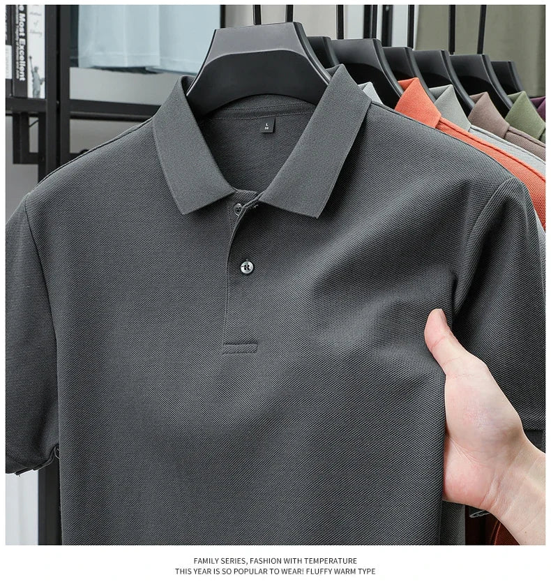 Polo "Signature" de Algodón Texturizado