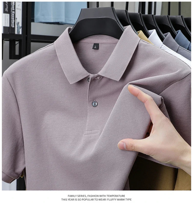 Polo "Signature" de Algodón Texturizado