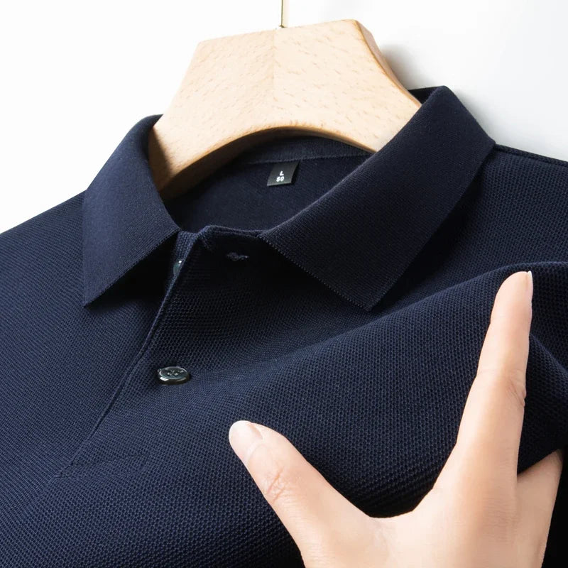 Polo "Signature" de Algodón Texturizado