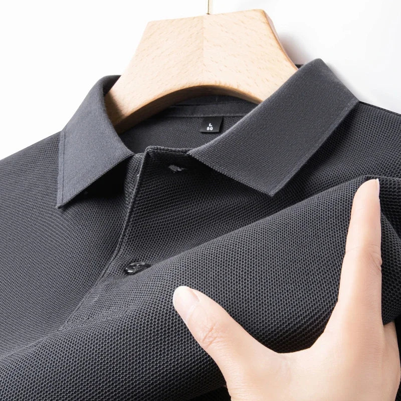 Polo "Signature" de Algodón Texturizado