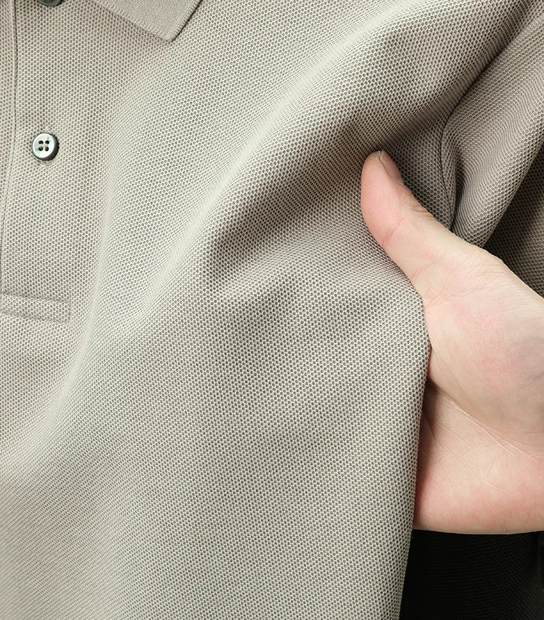 Polo "Signature" de Algodón Texturizado