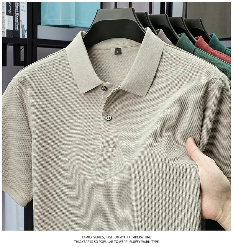 Polo "Signature" de Algodón Texturizado