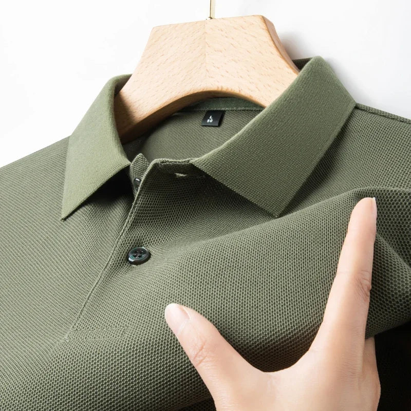 Polo "Signature" de Algodón Texturizado